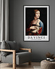plakaty Plakat Dama z Łasiczką w klasycznym wydaniu 4