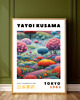 plakaty PLAKAT dekoracyjny , Yayoi Kusama, wystawowy, kwiaty 1