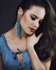 kolczyki soutache Kolorowe kolczyki sutasz z chwostami 3