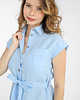 sukienki midi damskie Lniana Sukienka MARIGOLD blue sky 1
