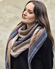 szale damskie Piasek / szal z chwostami 7