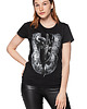t-shirt damskie T-shirt damski UNDERWORLD Dragon czarny 4