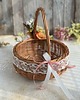 koszyki wielkanocne Wielkanocny koszyczek na święconkę, koszyczek z dekoracją 3