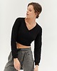 topy damskie Top do jogi MOONDUST Crop Top - black sky xs/s 3