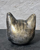 figurki i rzeźby Rzeźba Głowa kota złoty wys. 7,3 cm 2