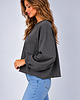 bluza bez kaptura damska Bluza Flavia Grafit 1