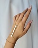 bransoletki z kamieni naturalnych Bransoletka z pierścionkiem X-Woman - biała 3