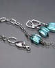 bransoletki wire wrapping Sztabka /blue sky /- bransoletka 7