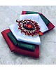 broszki Świąteczna Brosza z dużym kryształem  NEW Mikołajki 1