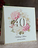 kartki scrapbooking Personalizowana kartka na 40 urodziny + koperta na pieniądze, BH 75 2