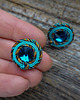 kolczyki soutache Turkusowe kolczyki soutache 4