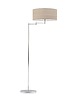 lampy podłogowe Czarna lampa podłogowa z regulowanym ramieniem CANCUN ECO 1