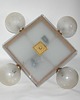 lampy wiszące Żyrandol Mid Century vintage, lata 50. 2