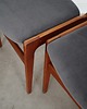 krzesła Komplet sześciu krzeseł tekowych, duński design, lata 60, produkcja: Dania 7