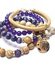 bransoletki z kamieni naturalnych Sand and violet vol. 5 /20-02-21/ set 2