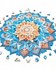 puzzle dla dzieci Puzzle drewniane WOOD YOU DO  Blue Mandala  650 elementów  3XL 1