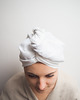 dodatki - łazienka - różne Lniany turban PURE WHITE 5