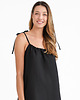 sukienki midi damskie Lniana Sukienka FLORA MIDI deep black 2