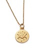 złote naszyjniki Księżyc amulet ze złoconego srebra na łańcuszku 1