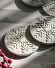 dekoracje świąteczne Świąteczna minimalistyczna podstawka Śnieżynka z betonu - snowflake 2