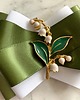 broszki Kolekcja Kwiatowa KONWALIE Brosza z kwiatami 5