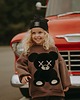 bluzy dla chłopców Bluza oversize Mocha Teddy 6