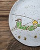 patery i talerze Ręcznie wykonany talerz ceramiczny Mały Książe 3