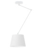 lampy wiszące Lampa sufitowa na wysięgniku ruchomym nad stół JUMA z abażurem 4