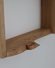 półki Unikalna Półka Wisząca Dębowa z Krawędzią Live Edge 4