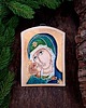Ozdoby na ścianę Ikona ceramiczna obraz sakralny 1
