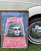 plakaty Plakat SELF DRIVING grafika dla fanki motoryzacji feministyczny plakat dla niej 1