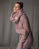 swetry damskie  Sweter Boucle Różowy 8