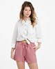 szorty damskie Lniane spodenki BLOOM dusty pink 1