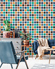 tapety i naklejki ścienne Powtarzalny szablon malarski / RETRO MOSAIC 2