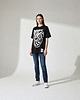 t-shirt damskie T-Shirt bawełniany 'Niebieski Robi Kreski' 1