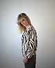 bluza bez kaptura damska Bomberka oversize zebra 3