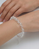 bransoletki z kamieni naturalnych Bransoletka z kryształu górskiego  srebro 925  ZDROWE OCZY 1