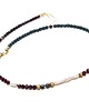 chokery Granaty, perły i hematyt  /choker / 12.03.25 - Szlachetna kolekcja 3