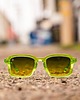 okulary damskie Limonkowe okulary Pucker Up Panoramas 3