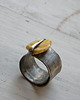 pierścionki - różne Roman Ancient Ring ;) bursztyn mleczny 4