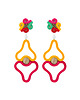 kolczyki soutache Kolczyki TIKI z zawieszką PULELEHUA 1