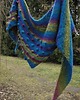 szale damskie bubbles in turquoise  / szal 2