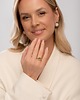 bransoletki - inne Złoty pierścionek z zieloną cyrkonią Paraiso Veridiana 4