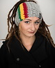 opaski do włosów Opaska DreadLove  Rasta Easy-on 04 - JASNA SZARA 2