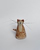 figurki i rzeźby Ceramiczny kot na kocie wąsy wibrysy 5