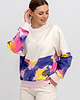 bluza bez kaptura damska Bluza  Basic ,,IRIS" Ecru / Kolorowa 2