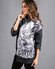 bluza bez kaptura damska Bluza rozpinana z kominem nadruk Jeleń 1