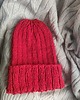 czapki damskie Wełniana czapka merino WOOLLY czerwona 2