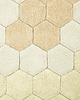 dywany Dywan bawełniany okrągły Ø 140, Honeycomb golden, Planet Bee, Lorena Canals 3