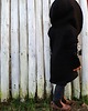 bluzy dla dziewczynki Czarna  bluza dla dziewczynki z sercem 5